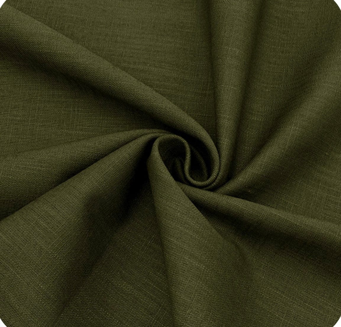 Ramie linen & Cotton  -  Khaki