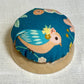 Dome Top Pincushion  -  Aviary Birds