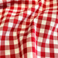 Yarn Dyed Cotton Gingham 9mm  -  Red