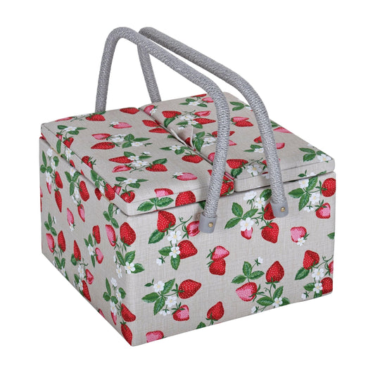 Strawberry Large Sewing Box  -
