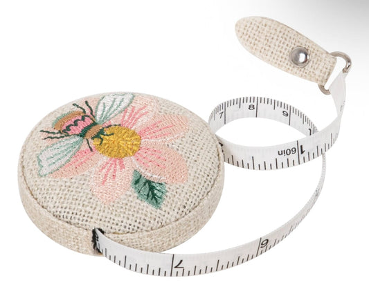 Patchwork Bee Tape Measure  - 