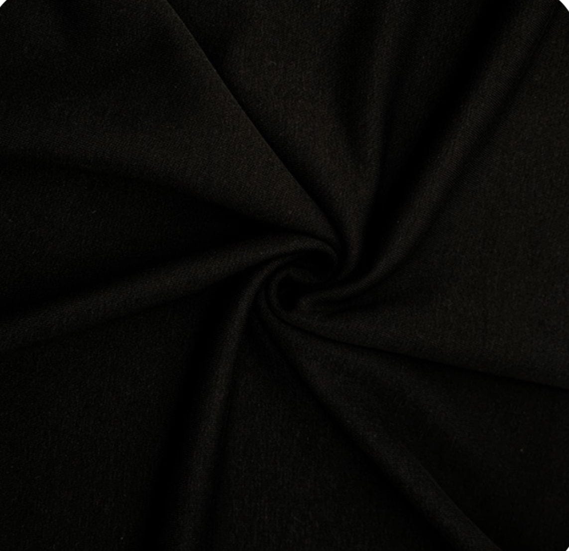 French Terry  -  Black