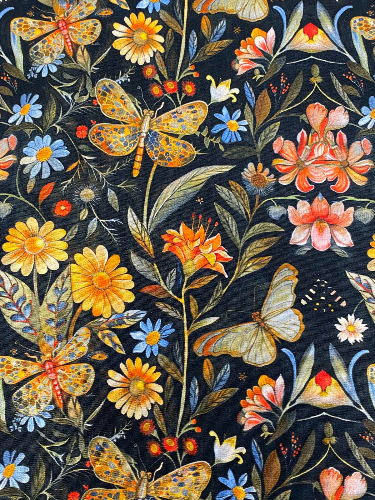 Rose & Hubble Cotton Poplin  -  Fritillary