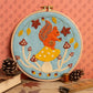 Squirrell Felt Applique Hoop Kit  - 
