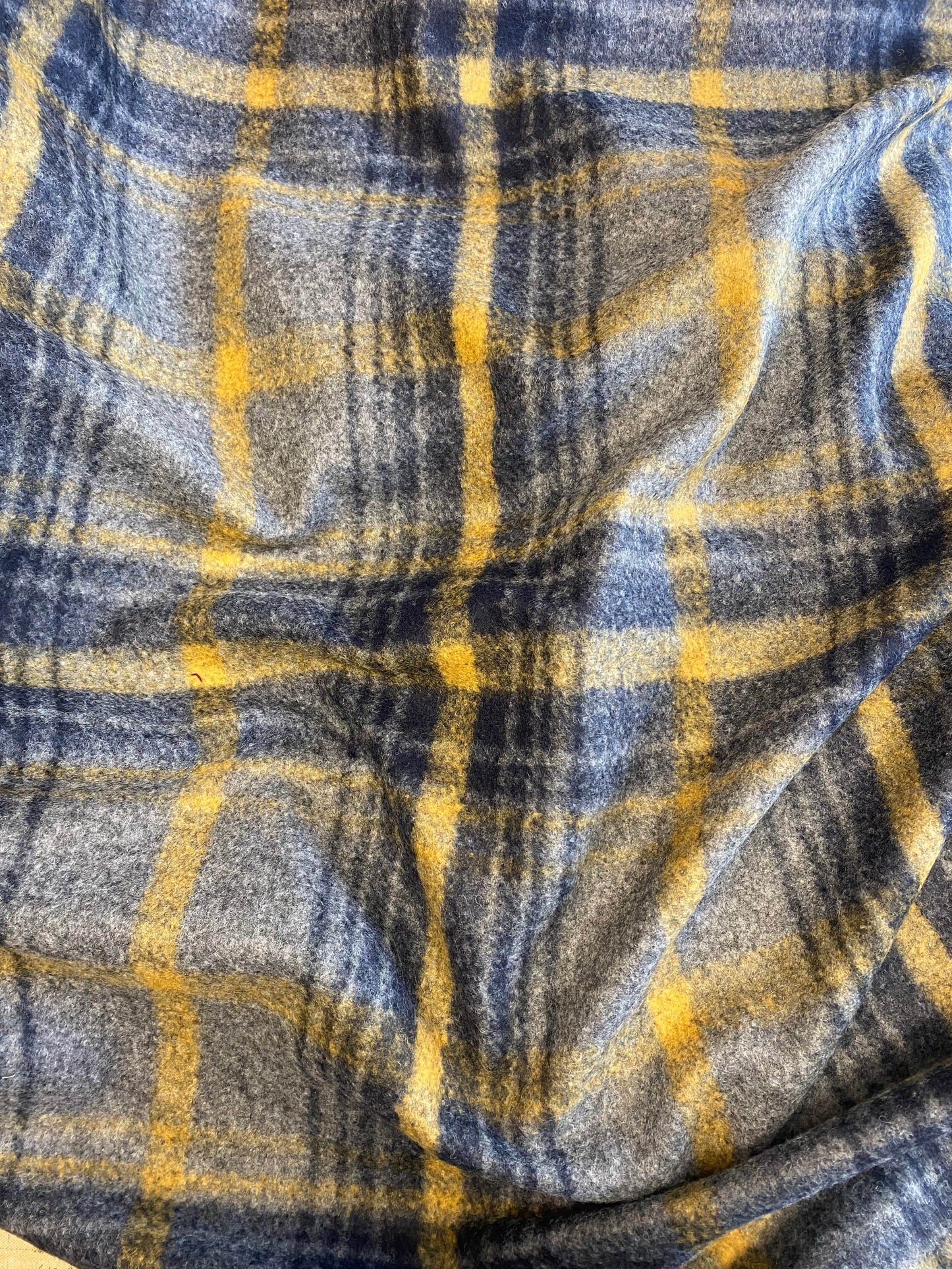 Fergus Wool Check  -  Cranberry