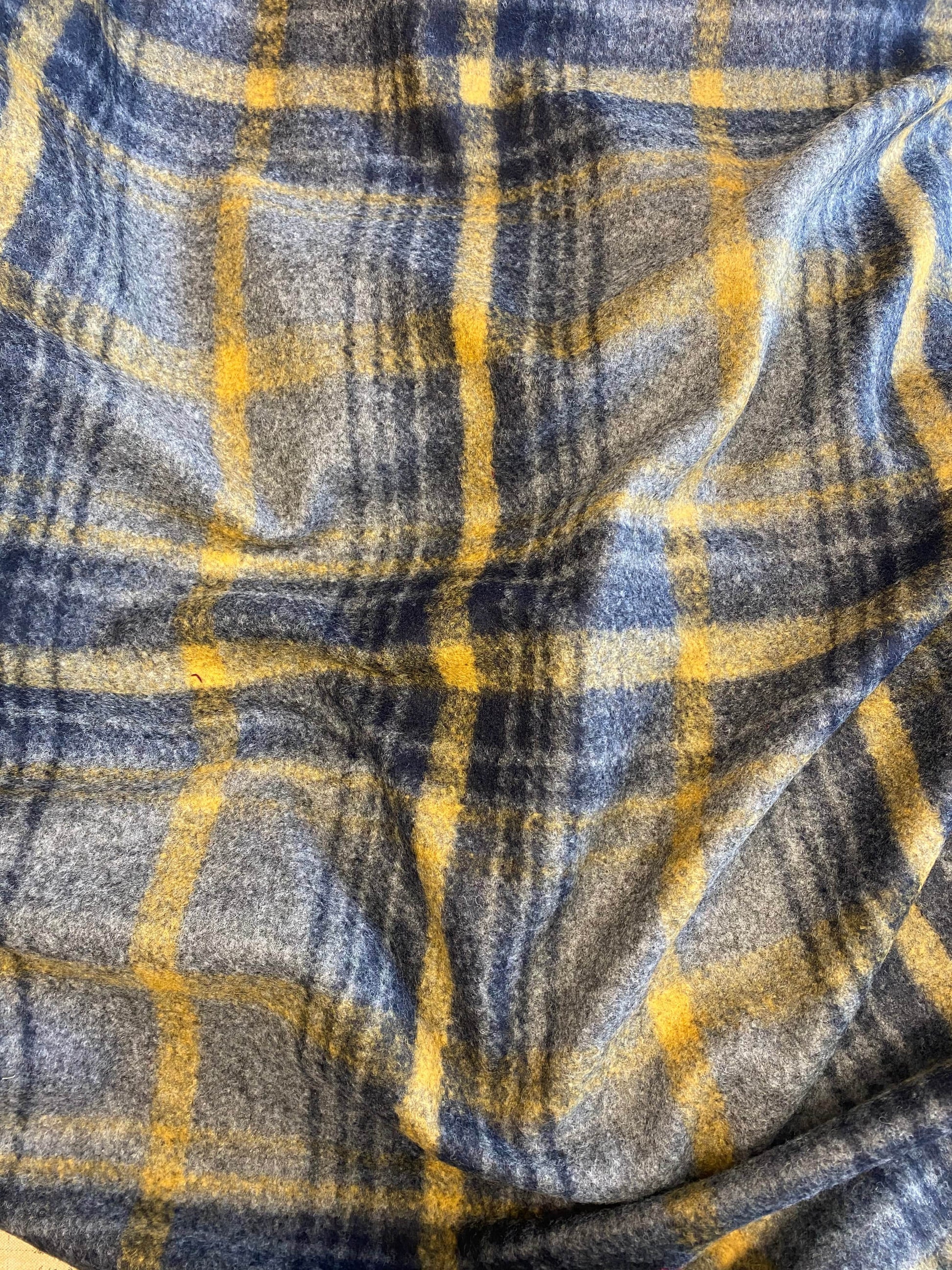 Fergus Wool Check  -  Cranberry