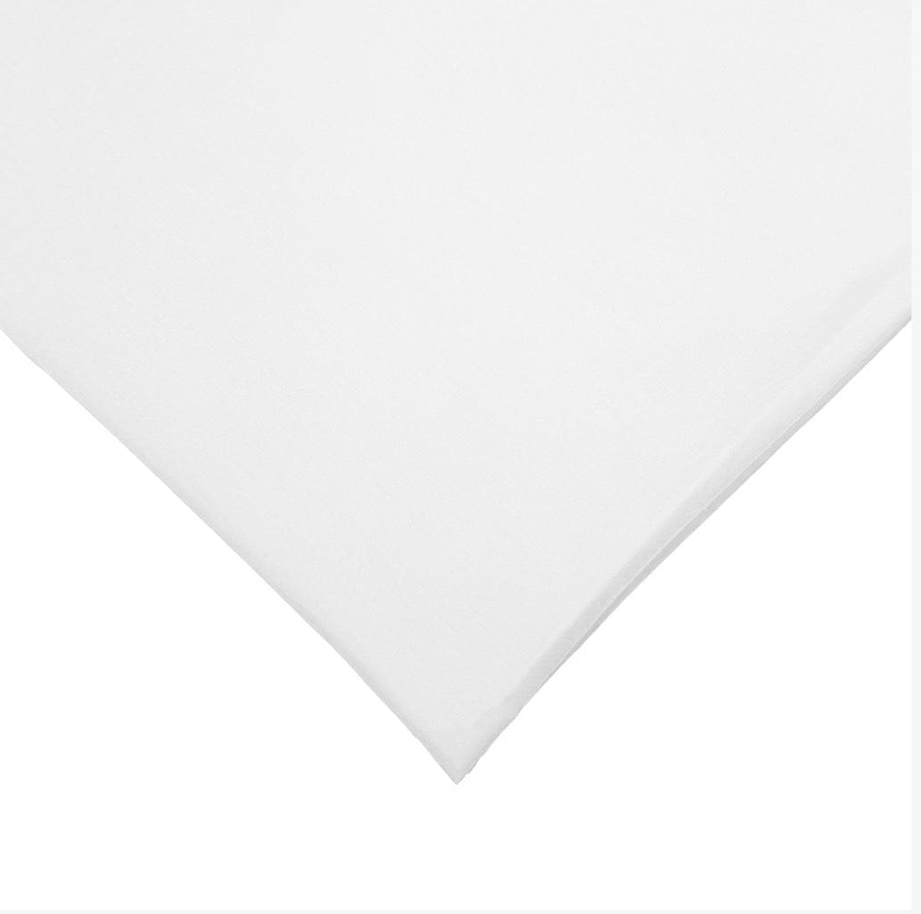 Cotton Percale  -  White