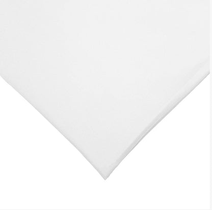 Cotton Percale  -  White