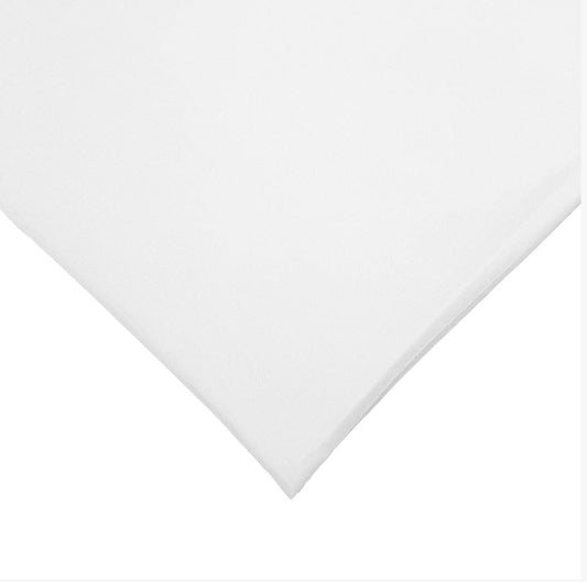 Cotton Percale  -  White