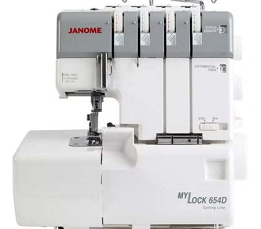 Mylock 654D  Launch offer £529 saving £50  -  sewing machine