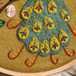 Flamboyant Peacock Felt Applique Hoop Kit  - 