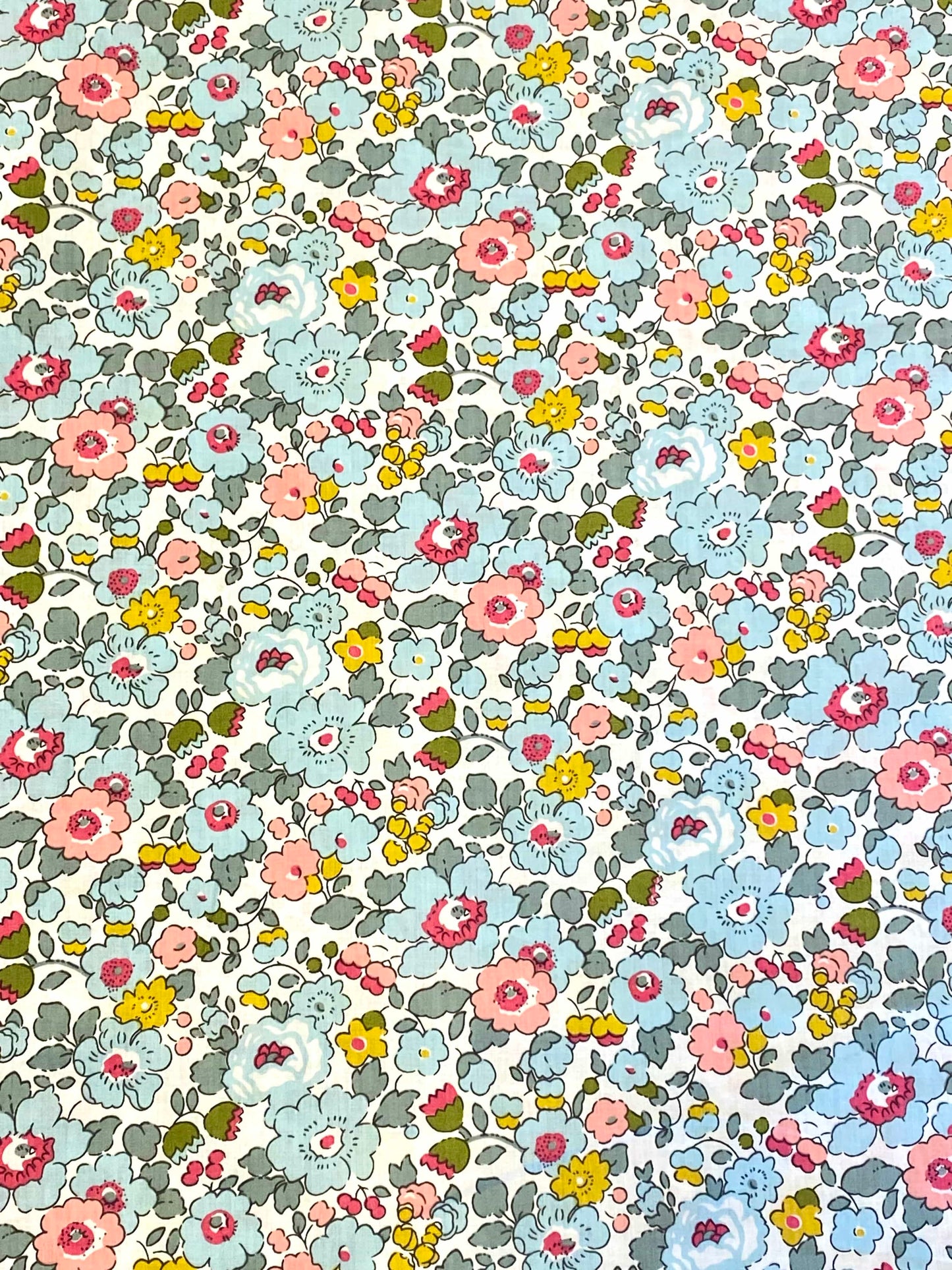 Briar Rose Cotton Law  -  Blue
