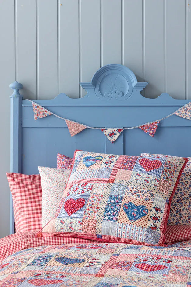 Tilda Village Life ~  Burgandy  -  Burgandy Fabric
