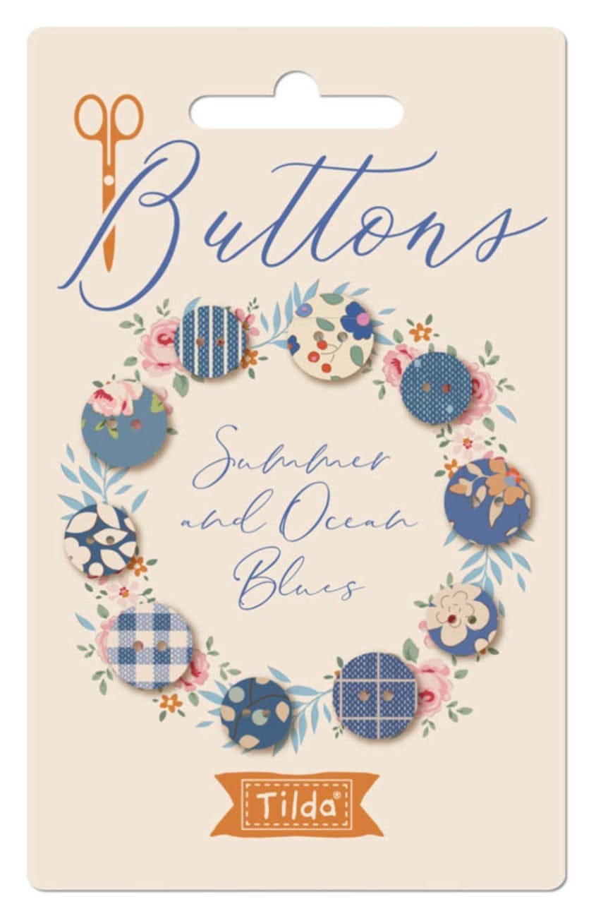 Tilda buttons: Creating Memories Summer  -  12mm