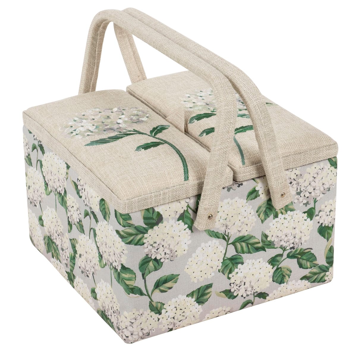 Hydrangea Sewing Box Large  - 