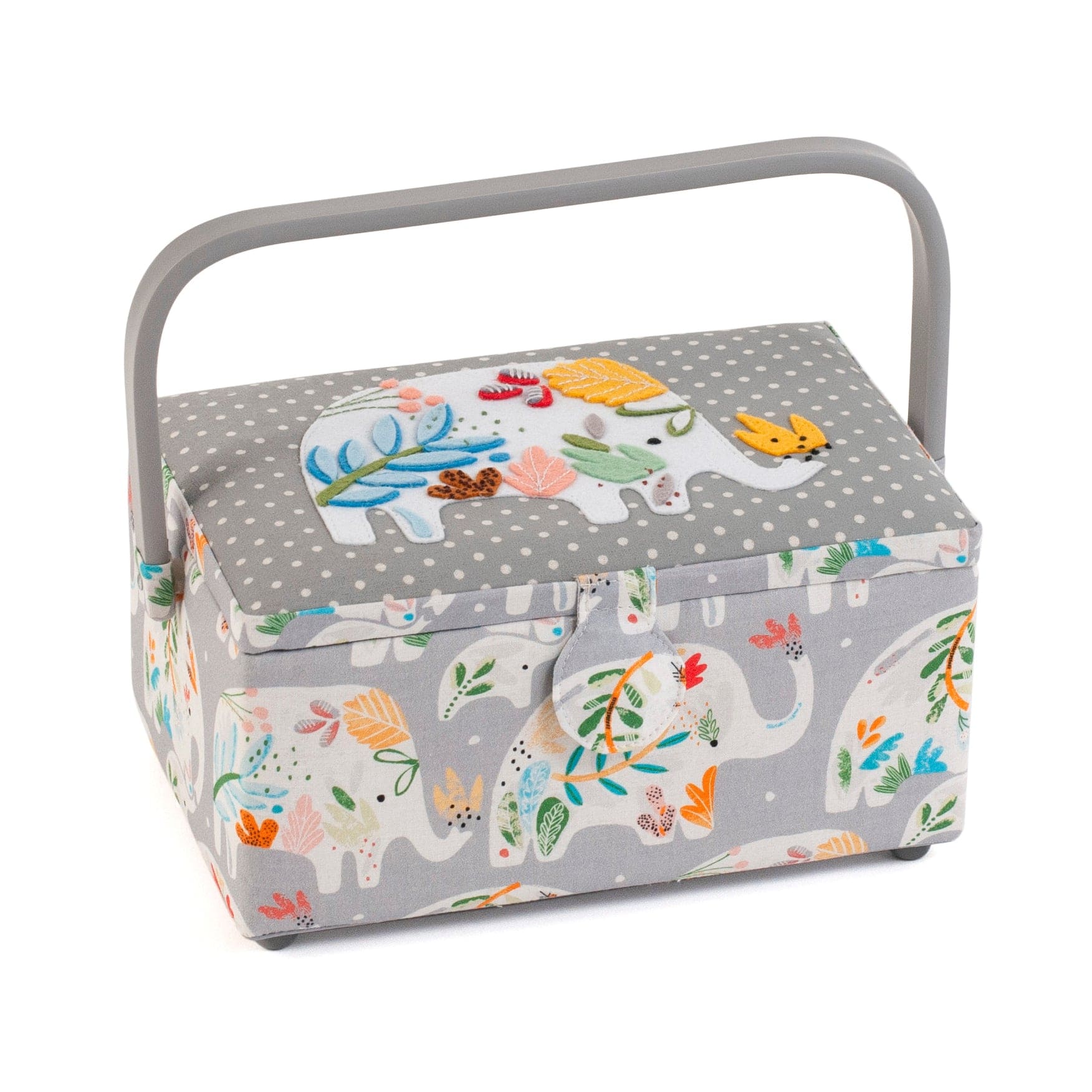 Elephants Sewing Box Medium  - 