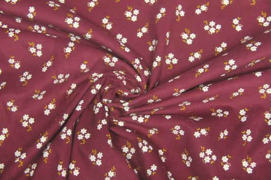 Baby flowers  -  Burgundy