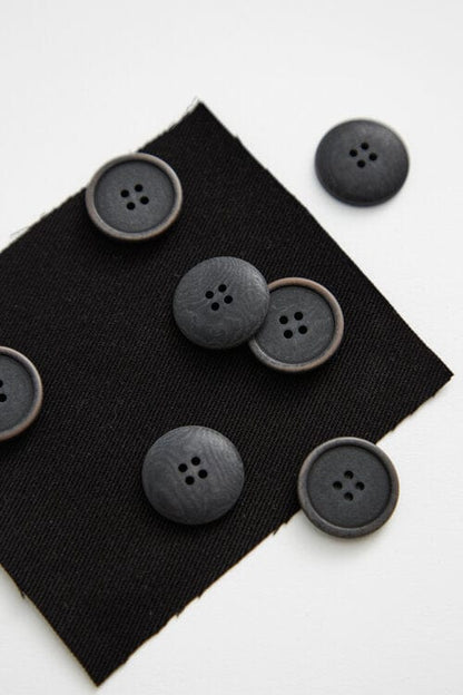 Corozo 15mm  -  Black
